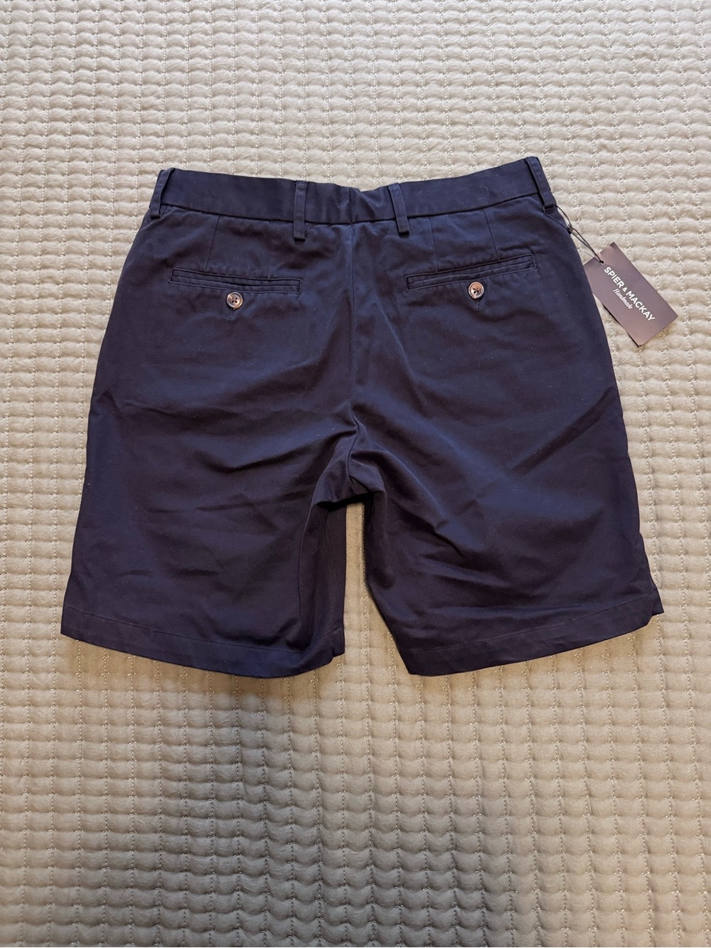 NWT Spier & Mackay Men’s Handmade 100% Cotton Shorts Size 32 - Picture 2 of 7